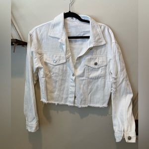 S white jean jacket